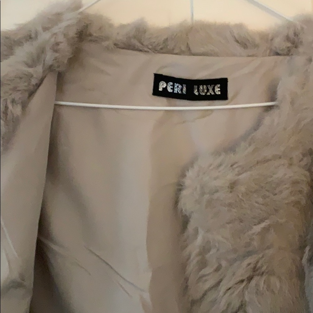 Peri Luxe Rabbit Jacket - Picture 2 of 4